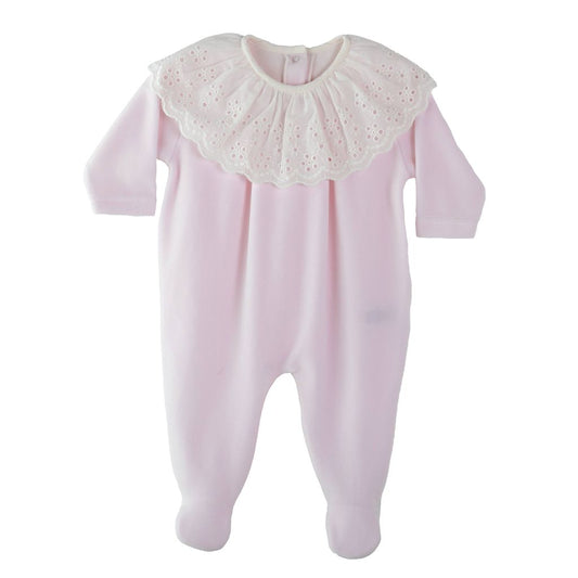 Babygrow c/bordado inglês
