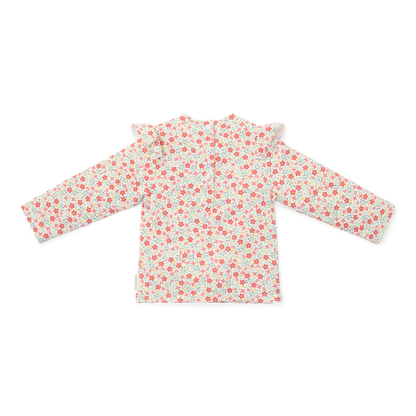 T-shirt de plage MCP – Fleurs ensoleillées multicolores