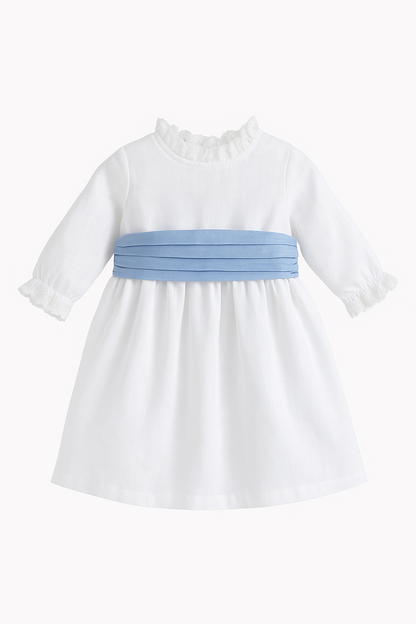 Vestido HG com gola em renda