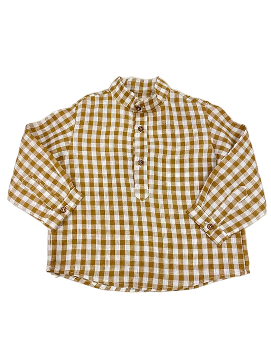 Camisa HG em Xadrez Castanho