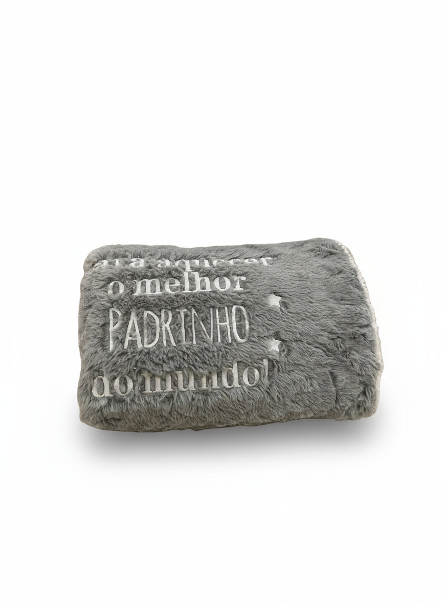 Manta Duplo Pêlo Cinzenta: "Para aquecer..."