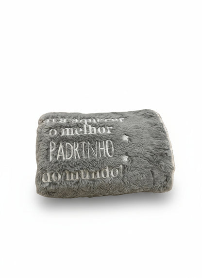 Manta Duplo Pêlo Cinzenta: "Para aquecer..."