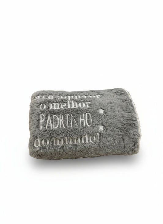 Manta Duplo Pêlo Cinzenta: "Para aquecer..."