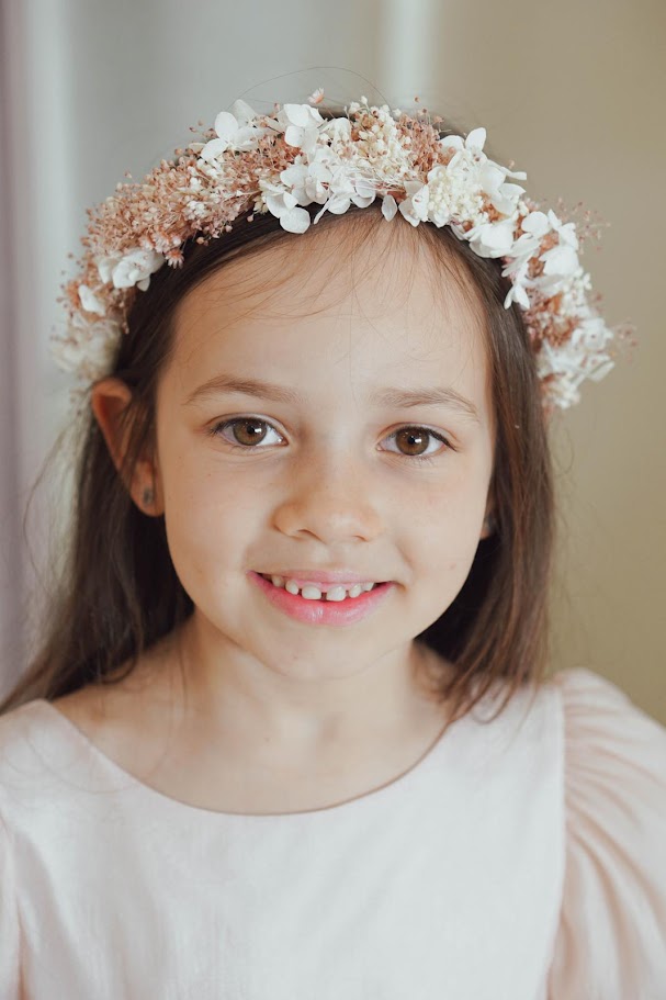 Couronne de fleurs préservées HG