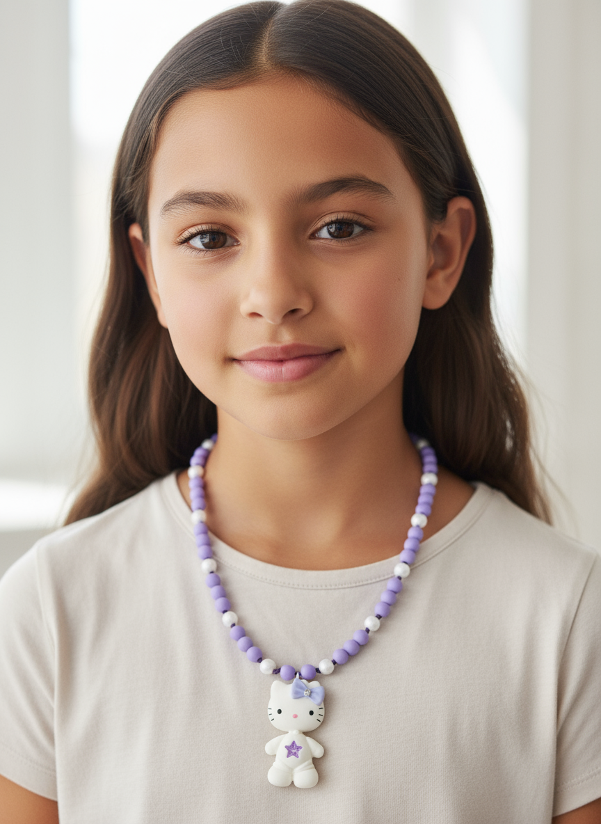 Colar em Biscuit Hello Kitty