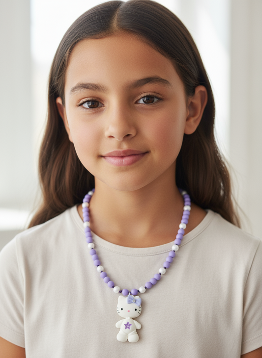 Colar em Biscuit Hello Kitty