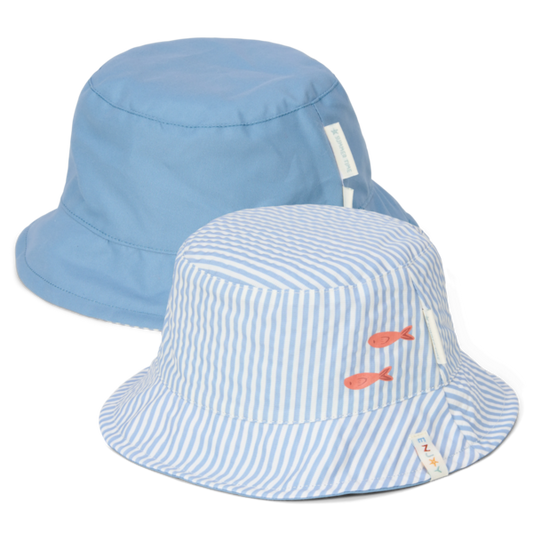 Reversible hat - ocean blue