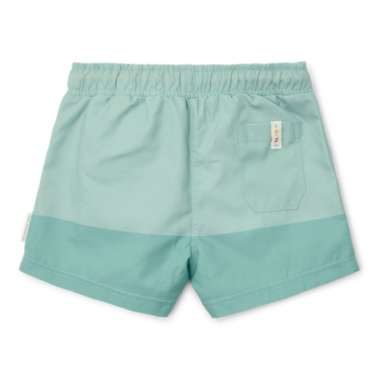 Beach Shorts - Seashells surf blue