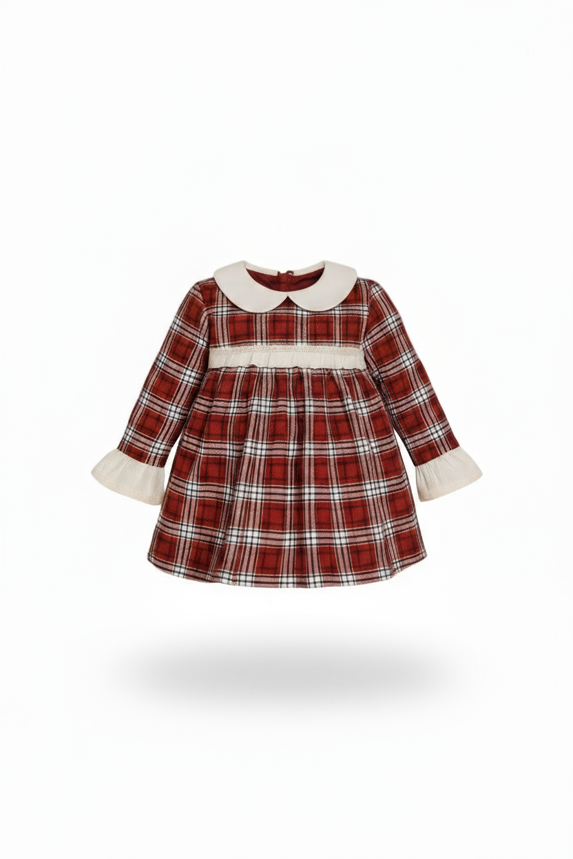 Vestido Tartan c/ Gola