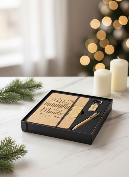 Kit Cortiça "Melhor Padrinho do Mundo"