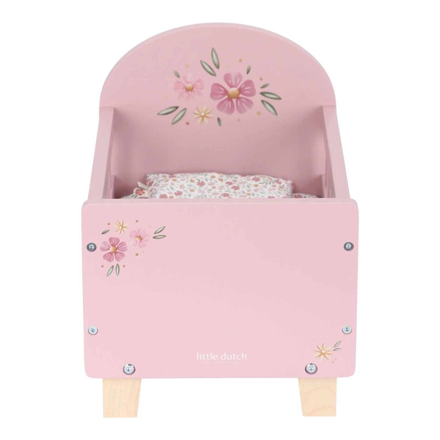 Cama de Bonecas com Têxteis