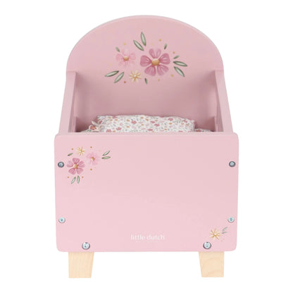 Cama de Bonecas com Têxteis