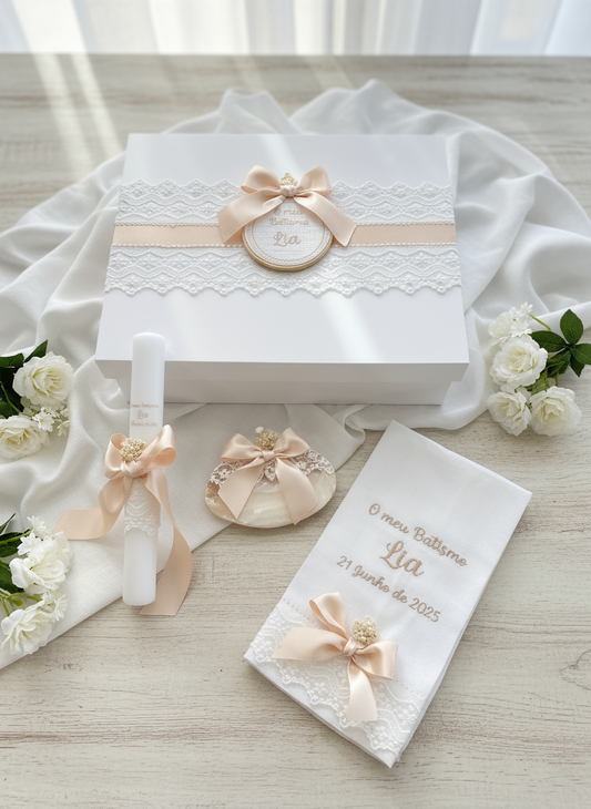 Baptism Kit - Lace with Hoop