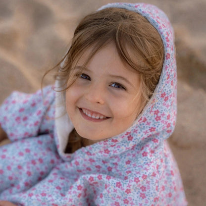 Poncho de Praia | Sunny Flowers Multi-colour