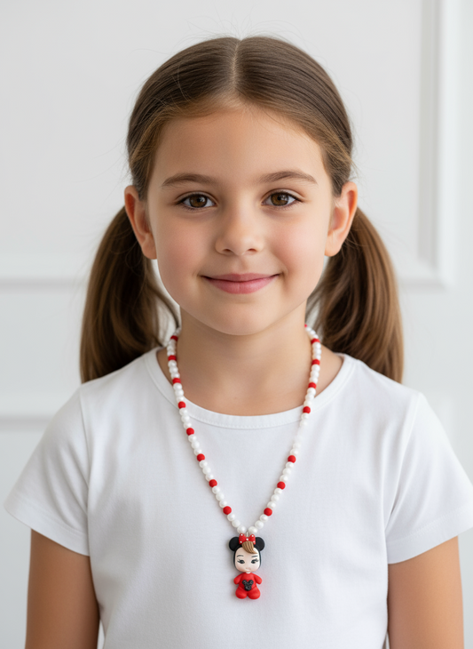 Colar em Biscuit Minnie