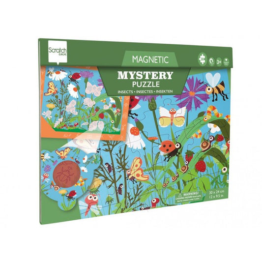 Magnetic Puzzle + Mystery Lens: Insects
