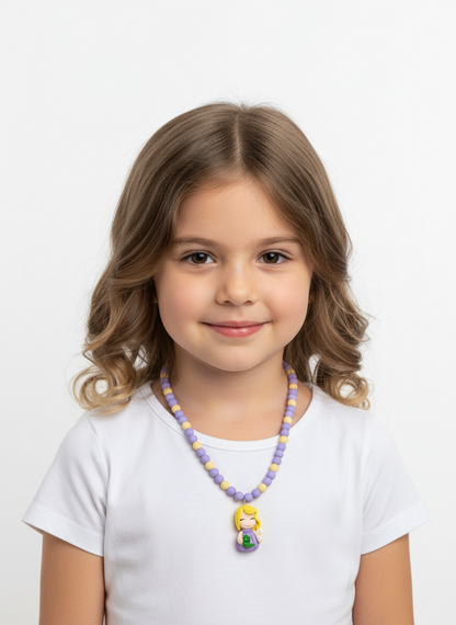 Colar em Biscuit Entrelaçados