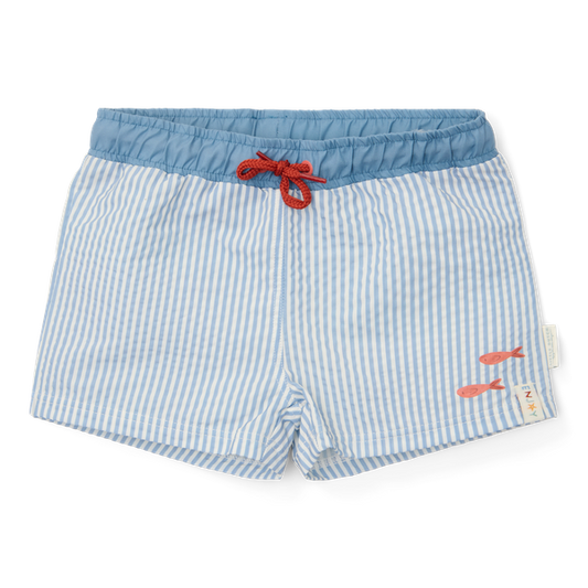 Beach Shorts - Sea Life Ocean Blue