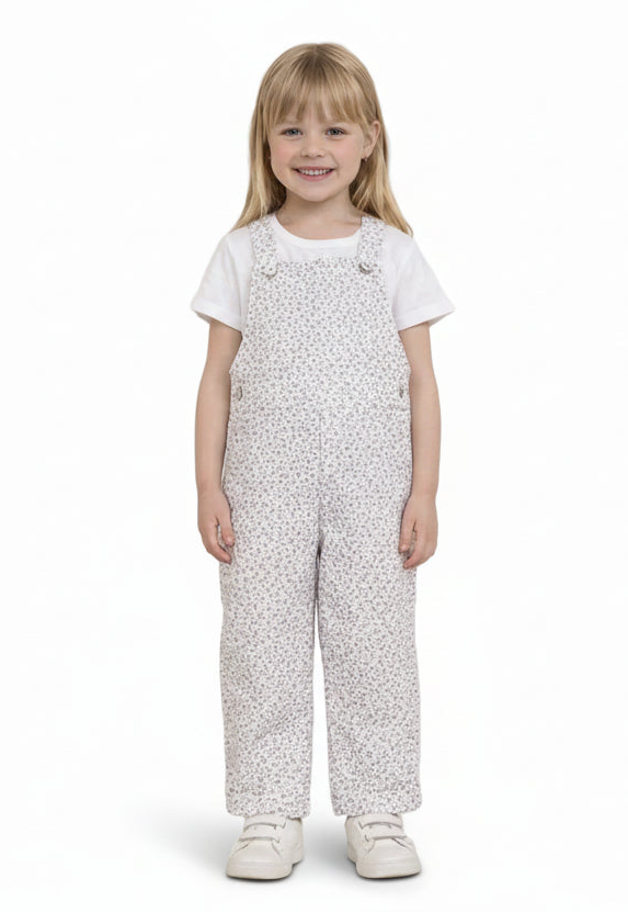 Jardineira Branca c/ Flores HG