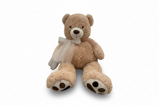 Peluche Urso Médio c/Laço em Tule | 100cm