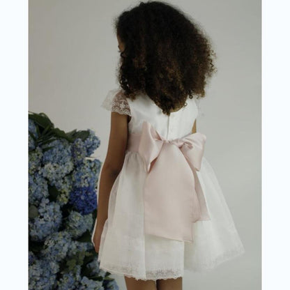 Robe Amaya - ceinture rose